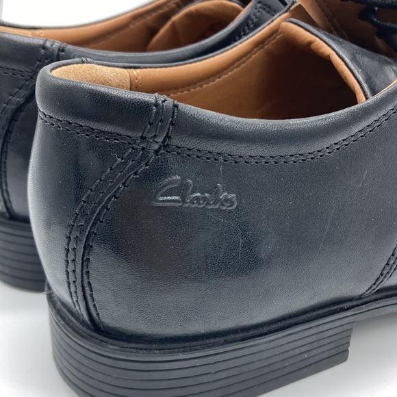Clarks Mens Leather Dress Shoe US 8 - Picture 6 of 11